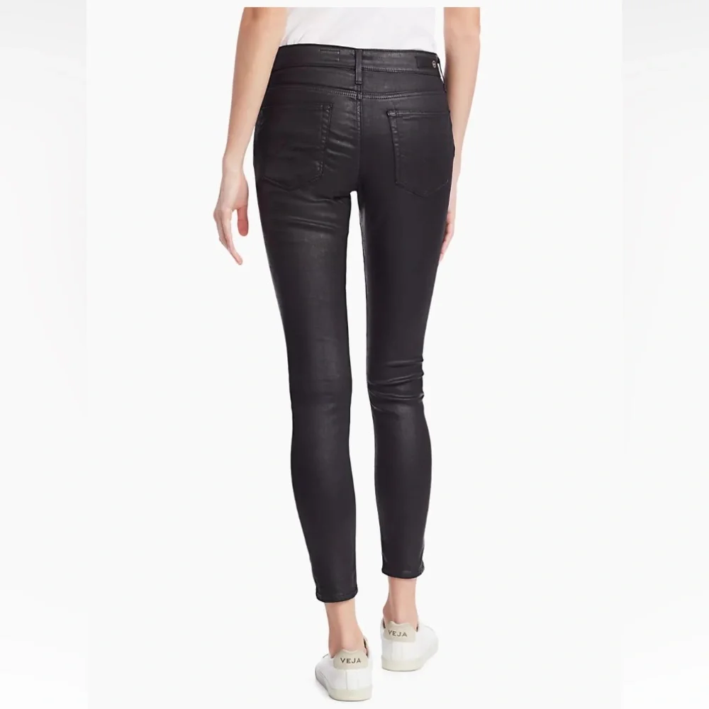 AG Farrah High-Rise Ankle Faux Leather Skinny Pants. Size 27R - Picture 7 of 14